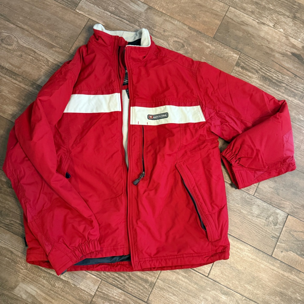 “Vintage” 90s y2K Abercrombie and fitch men’s large ski jacket